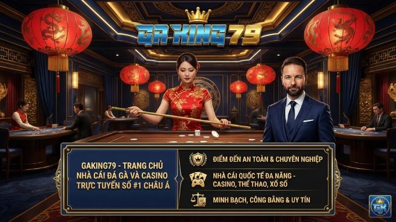 GAKING79 nha cai quoc te diem den an toan va chuyen nghiep GAKING79 - TRANG CHỦ NHÀ CÁI ĐÁ GÀ VÀ CASINO TRỰC TUYẾN SỐ #1 CHÂU Á