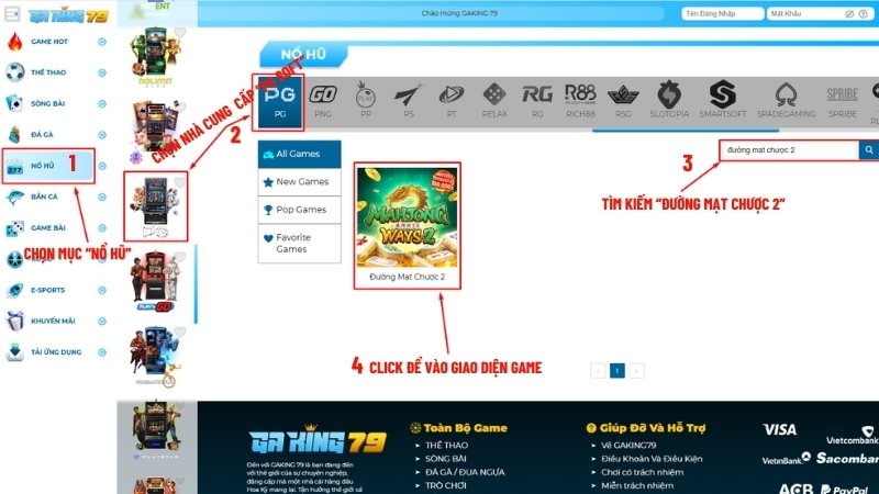 cach khoi dong tro choi duong mat chuoc 2 Cách khởi động trò “Đường Mạt Chược 2” tại GAKING79