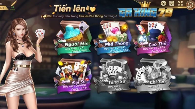 Giao diện bàn chơi Tiến Lên Miền Nam Online hiện đại tại GAKING79. Giao diện bàn chơi Tiến Lên Miền Nam Online hiện đại tại GAKING79.