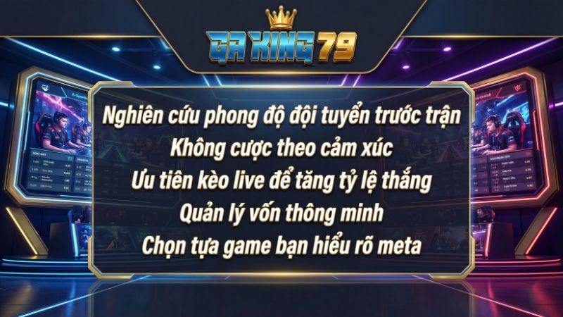 Nguyên tắc quản lý vốn thông minh giúp game thủ tồn tại lâu dài trên thị trường.