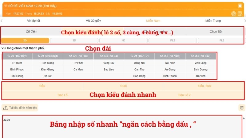 nhap so muon danh Nhập số muốn đánh