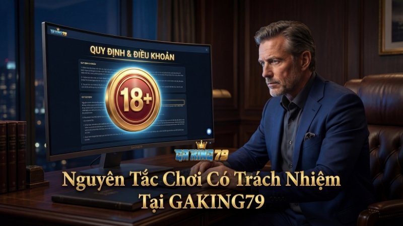 Quy định độ tuổi và nguyên tắc cá cược an toàn tại GAKING79
